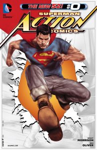 ACTION COMICS #00 (2012) BEN OLIVER | TRADE DRESS | COVER A