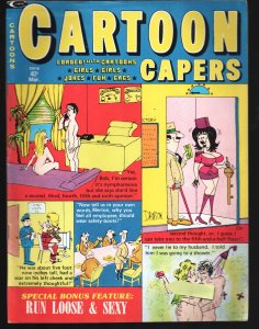 Cartoon Capers 3/1971-Pussycat comic strip-Cartoons-jokes-gags-comic strips