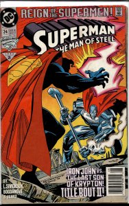 Superman: The Man of Steel #24 (1993) Steel