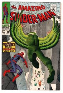 AMAZING SPIDER-MAN #48 comic book 1967-MARVEL COMICS SILVER-AGE FN/VF