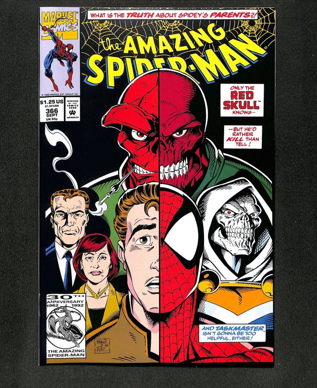 Amazing Spider-Man #366 Red Skull Taskmaster!