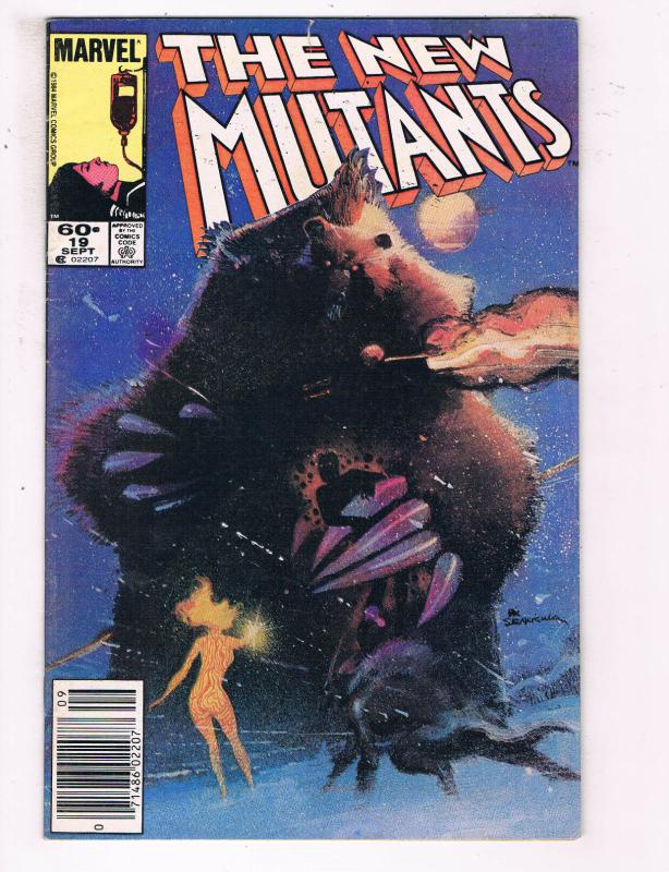 The New Mutants #19 VF Marvel Comics Comic Book X Men Sept 1984 DE24