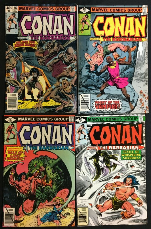 CONAN 17 COMICS LOT VG/NM MARVEL KANE, BUSCEMA ART