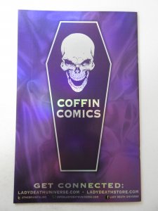 Lady Death: Pin Ups Michael Turner Holo Foil (2014) NM Condition! Signed W/ COA!