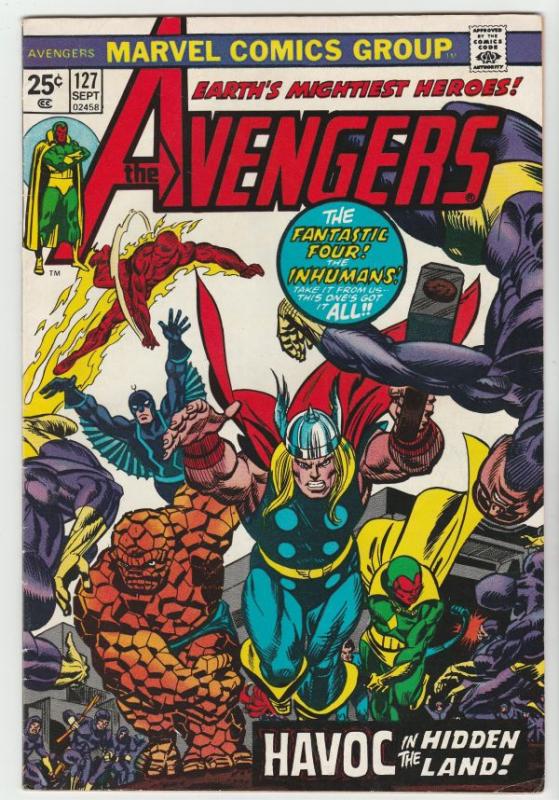 Avengers, The #127 (Sep-74) FN/VF Mid-High-Grade Avengers