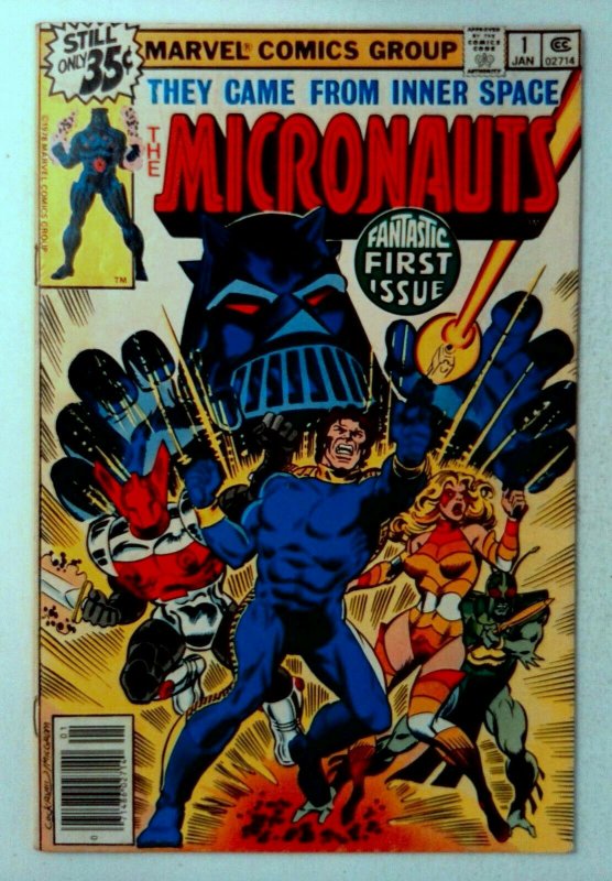 Micronauts #1 Marvel 1979 FN+ Key 1st Team Appearance of Micronauts Comic Book