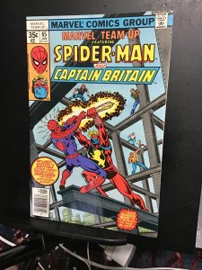 Marvel Team-Up #65 (1978) First US captain Britain! Spider-Man NM- Richmond CERT