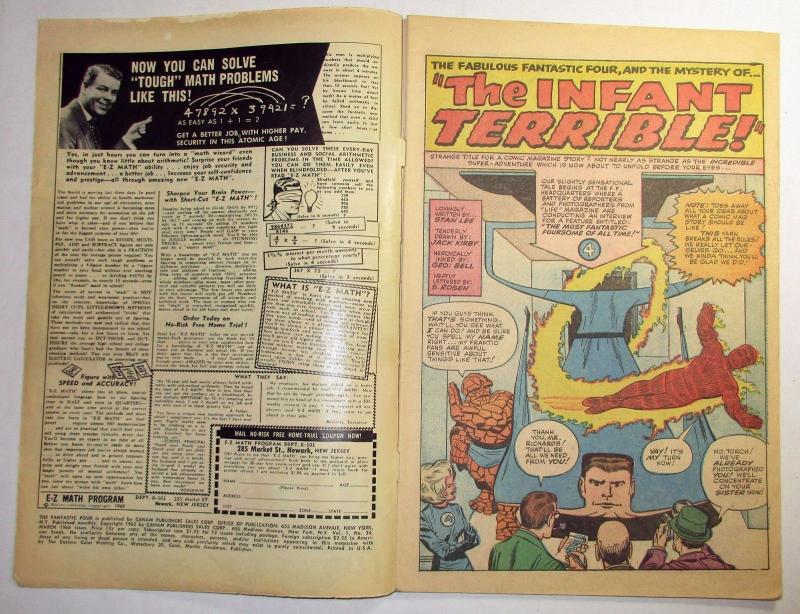 Fantastic Four #24 - 1st Appearance of Infant Terrible (Marvel, 1964) - VG+