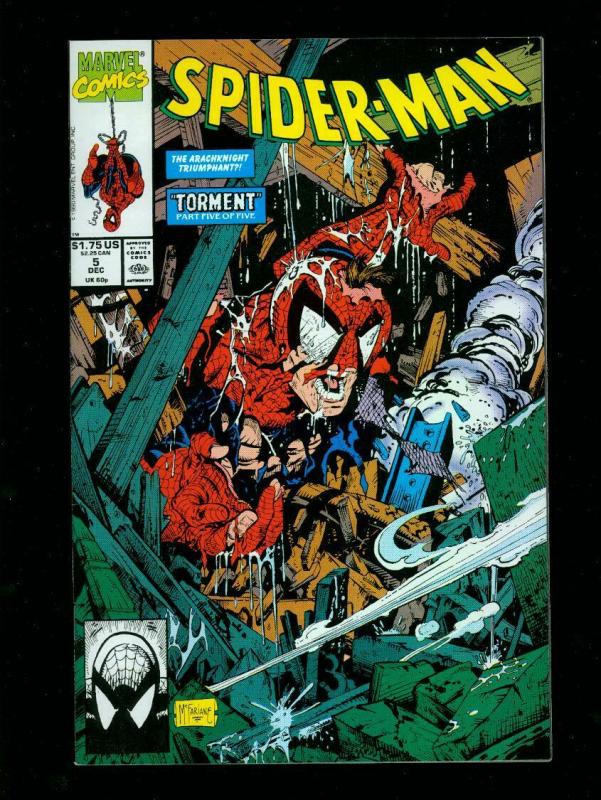 SPIDER-MAN #1-5 1990-TORMENT COMPLETE 7 ISSUE SET-MCFARLANE