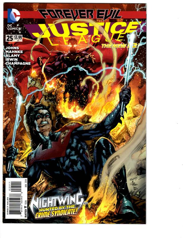 2 Justice League DC Comic Books  # 24 25 Forever Evil New 52 Superman Flash BH12
