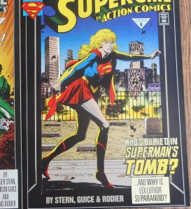 Action Comics # 685-687  Funeral For A Friend  High Grade Gems