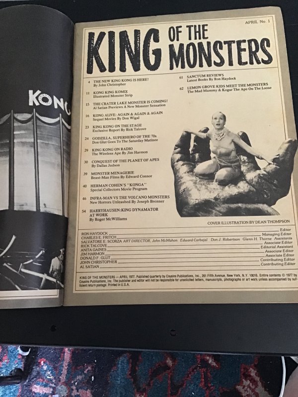 King of the monsters #1 1st Solo King Kong mag! High-Grade VF/NM Wytheville CERT