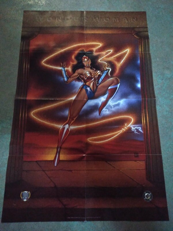 Wonder Woman 100th Centennial Promo Poster DC Comics 22 x 34 1995 