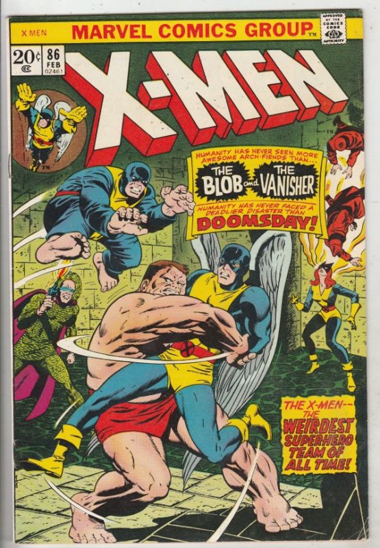 X-Men #86 (Feb-74) FN/VF Mid-High-Grade X-Men