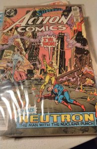 Action Comics #543 Newsstand Edition (1983) Superman