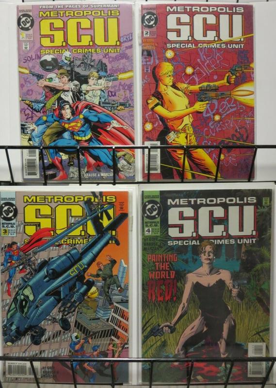 METROPOLIS SCU (1994) 1-4 complete (Superman guests)