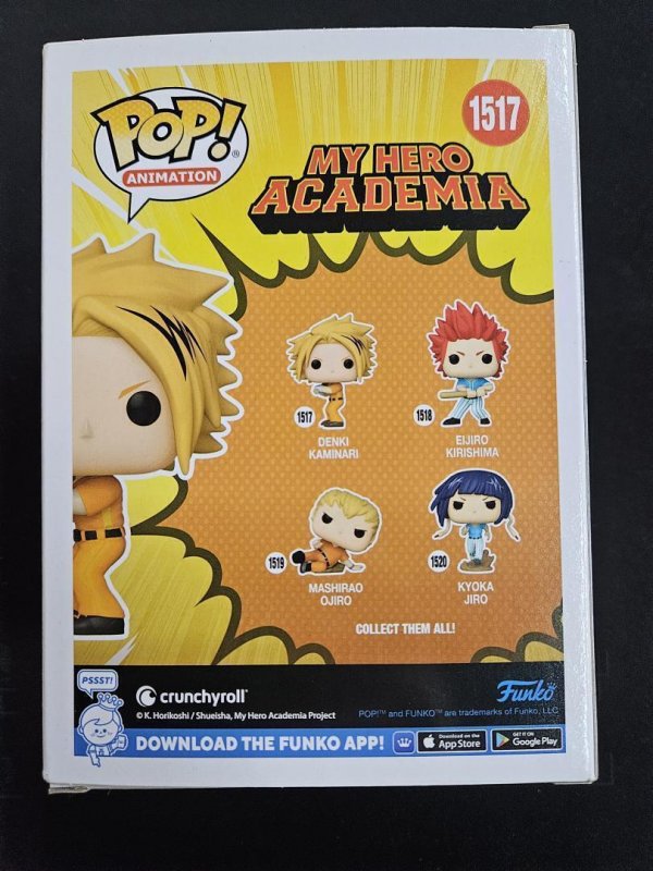 Denki Funko Pop Funko Pop! Denki Kaminari #1517, My Hero