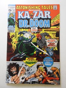 Astonishing Tales #5 (1971) Starring Dr.Doom! Sharp VF Condition!