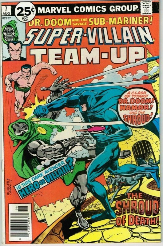 Super-Villain Team Up #7 (1975) - 6.0 FN *The Shroud of Death* 