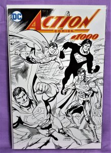 Superman ACTION COMICS #1000 Dan Jurgens B&W Cover Signed by Tom King DC Comics