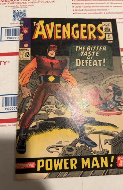 The Avengers #21 (1965)1st app of Powerman