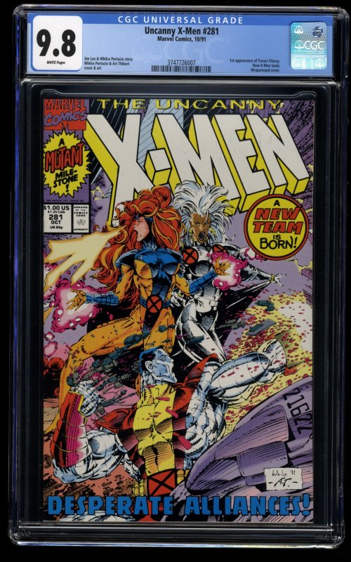 Uncanny X-Men #281 CGC NM/M 9.8 White Pages