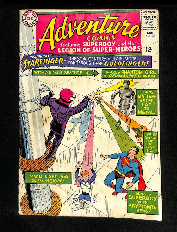 Adventure Comics #335 1st Appearance Starfinger!