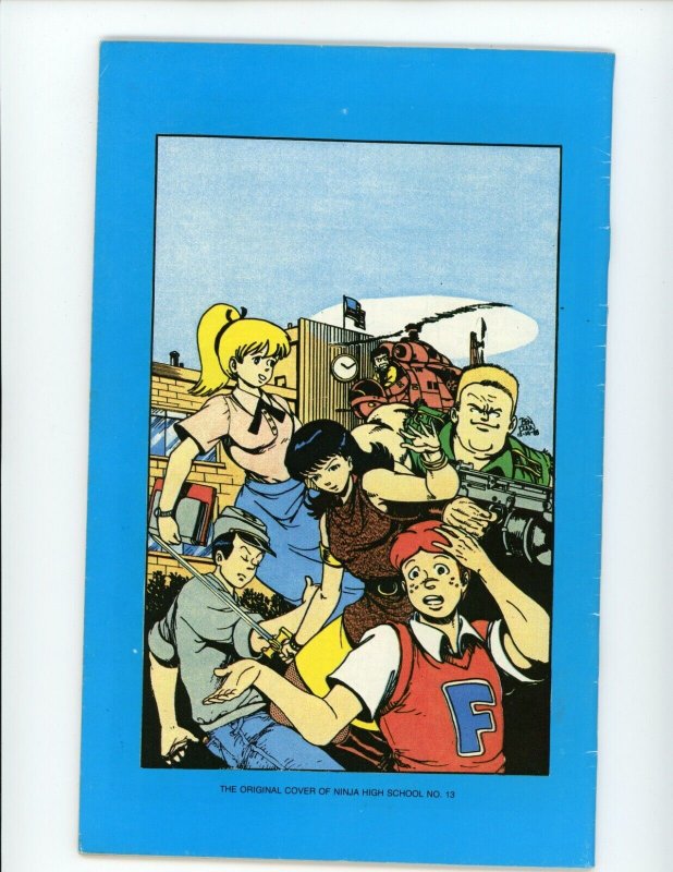 Ninja High School Yearbook #1 - Ben Dunn Cover and Interior Art. (5.5/6.0) 1989