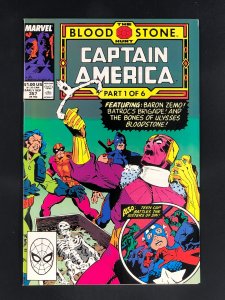 Captain America #357 (1989) VF/NM Blood Stone Hunt Begins