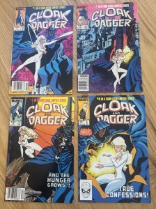 Cloak and Dagger #1-#4 Marvel Comics 1983 Complete Limited Series VF Newsstand