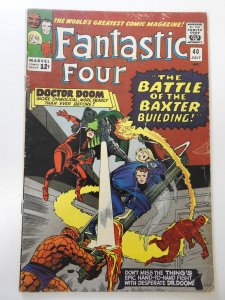 Fantastic Four #40 (1965) VG Condition 1/2 in tear fc