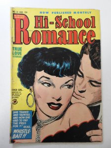 Hi-School Romance #31 (1954) VG- Condition