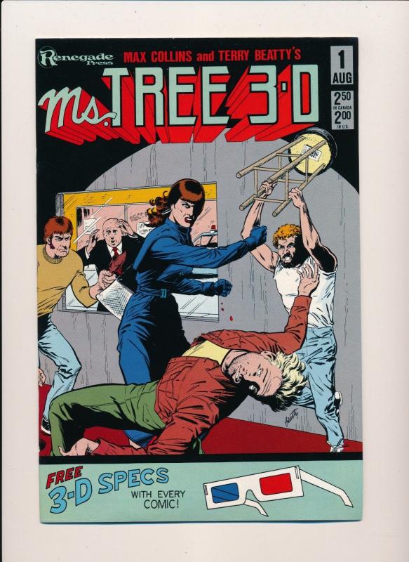 Renegade Press Comics MS. TREE 3-D #1 (with glasses) ~ VF/NM 1985 (HX747)