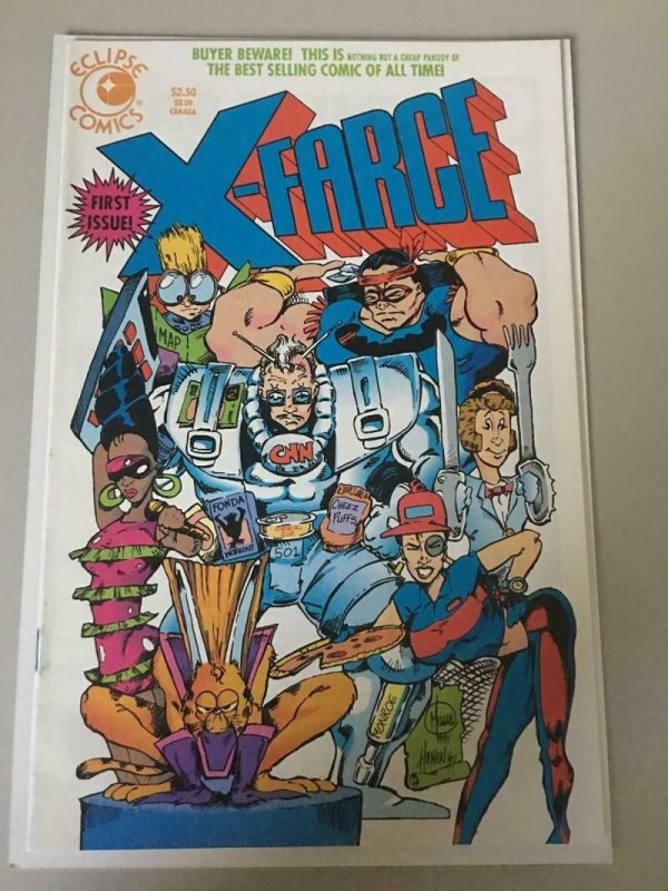 X-FARCE #1, VF/NM, Parody, Eclipse Comics 1992  more Indies in store