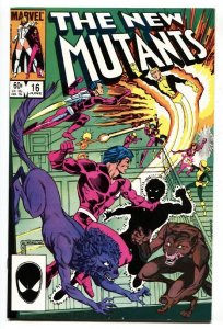 NEW MUTANTS #16 comic book-1st appearance of THUNDERBIRD 1984 Marvel