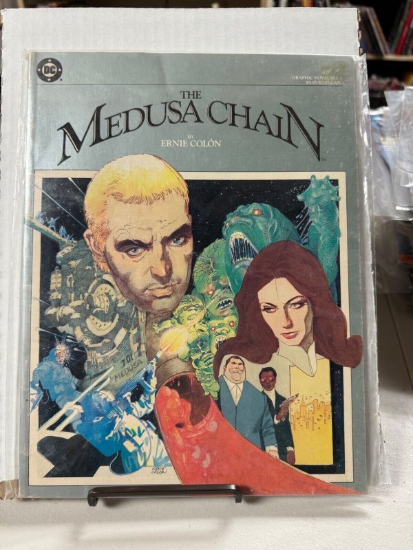 THE MEDUSA CHAIN by Ernie Colon DC Graphic Novel No. 3 1984 Soft Cover 9774