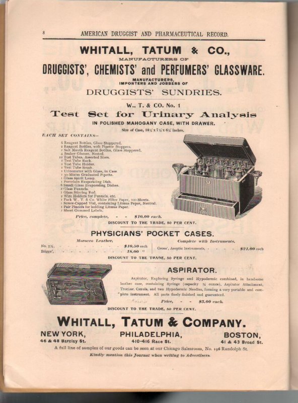 American Druggist 2/25/1899-drug store info-Heroin-drug world news-VG