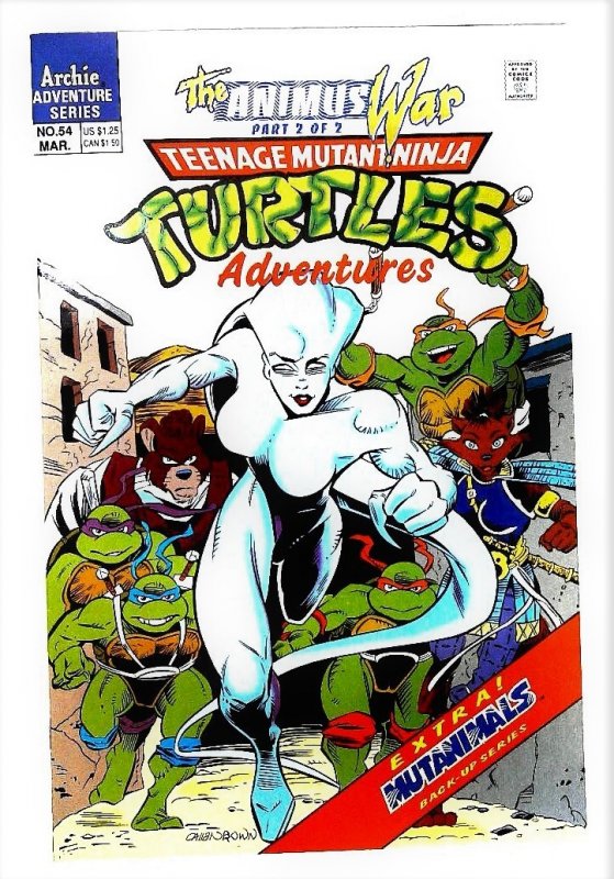 Teenage Mutant Ninja Turtles Adventures (1989 series) #54, NM- (Actual  scan) | Comic Books - Modern Age, Archie Comics, Superhero