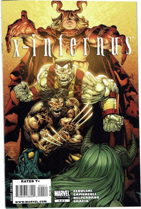 X-Infernus #4 C.B. Cebulski David Finch Giuseppe Camuncoli Magik X-Men NM 