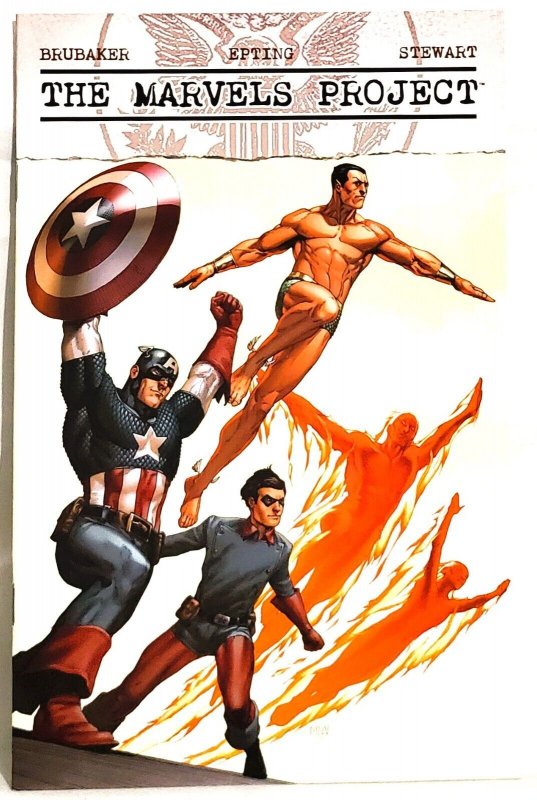 The MARVELS PROJECT #1 - 8 Captain America Human Torch Sub-Mariner (Marvel 2009)