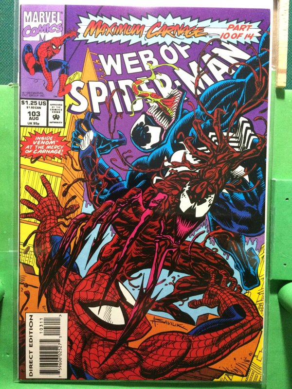 Web of Spider-Man #103 Maximum Carnage part 10 of 14