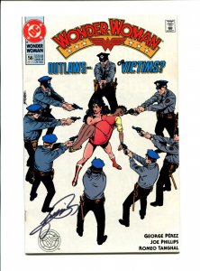 Wonder Woman #56 - Signed George Perez (9.2) 1991