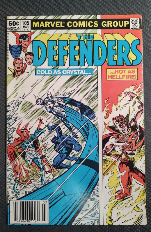 The Defenders #105 Newsstand Edition (1982)