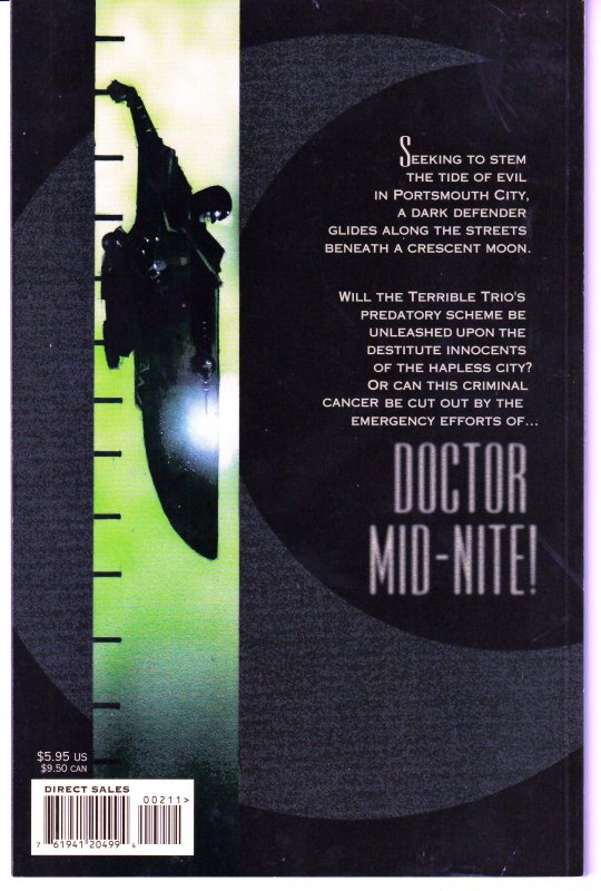 Doctor Mid Nite(mini-series, 1999)#3   Grendel Creator updates for 90s !