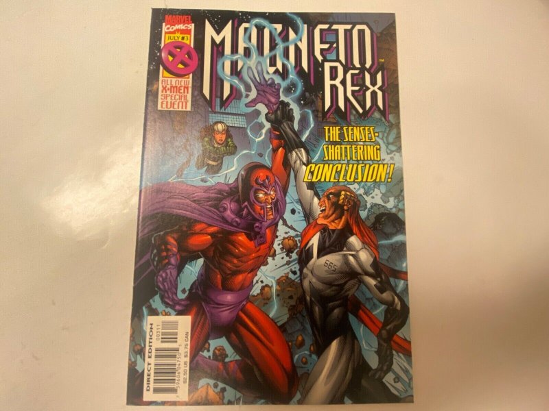 5 MARVEL comic books Magneto #1 2 3 Magneto Rex #2 3 22 KM11