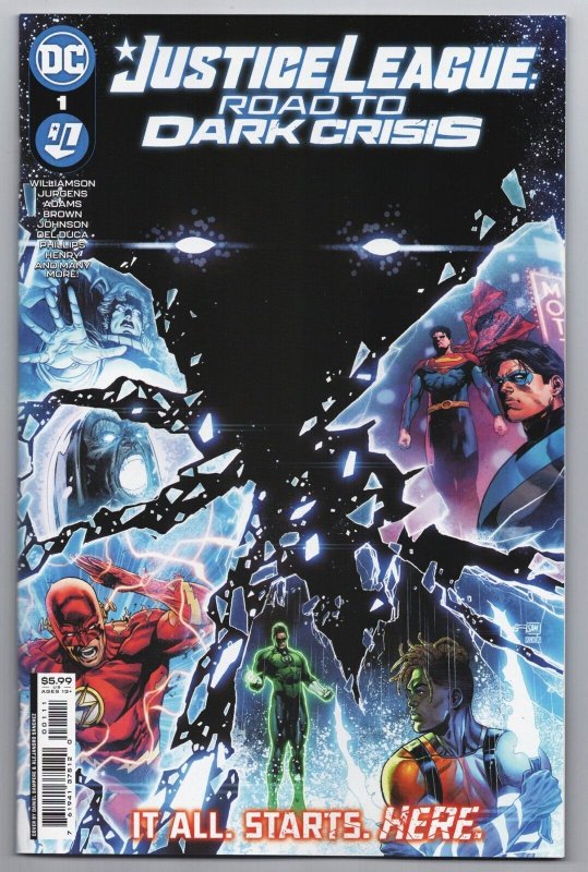 Justice League Road To Dark Crisis #1 Cvr A Daniel Sampere (DC, 2022) NM