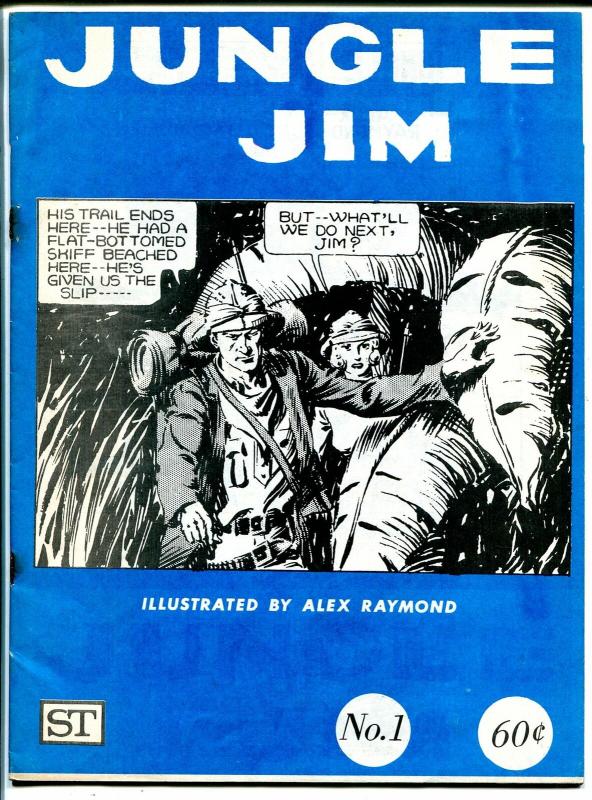 Jungle Jim #1 1972-Secret Enterprises-1st issue-Alex Raymond-FN