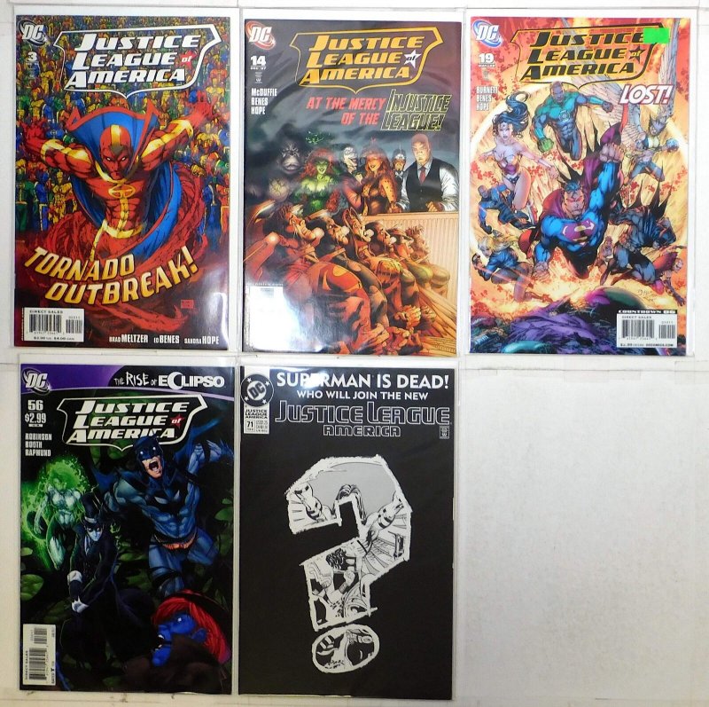 Justice League Lot of 5 #America 71, of 3, 14, 19, 56 1993 DC 1st Print Comics