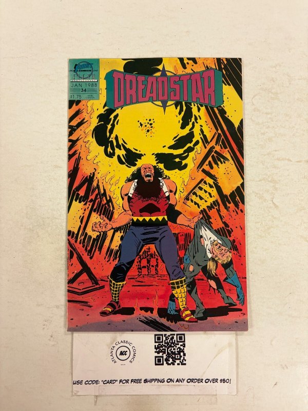 Dreadstar #34 NM First Comic Books Jim Starlin Peter David 23 HH111