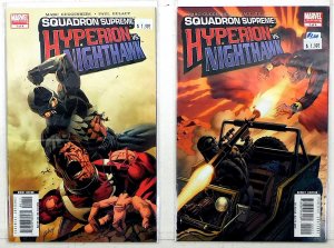 Squadron Supreme: Hyperion vs. Nighthawk Lot 2 #1, 2 2007 Marvel Comics